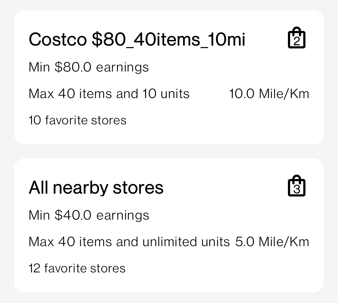 Screenshot of Batch Grab filters screen showing a list of custom batch filters